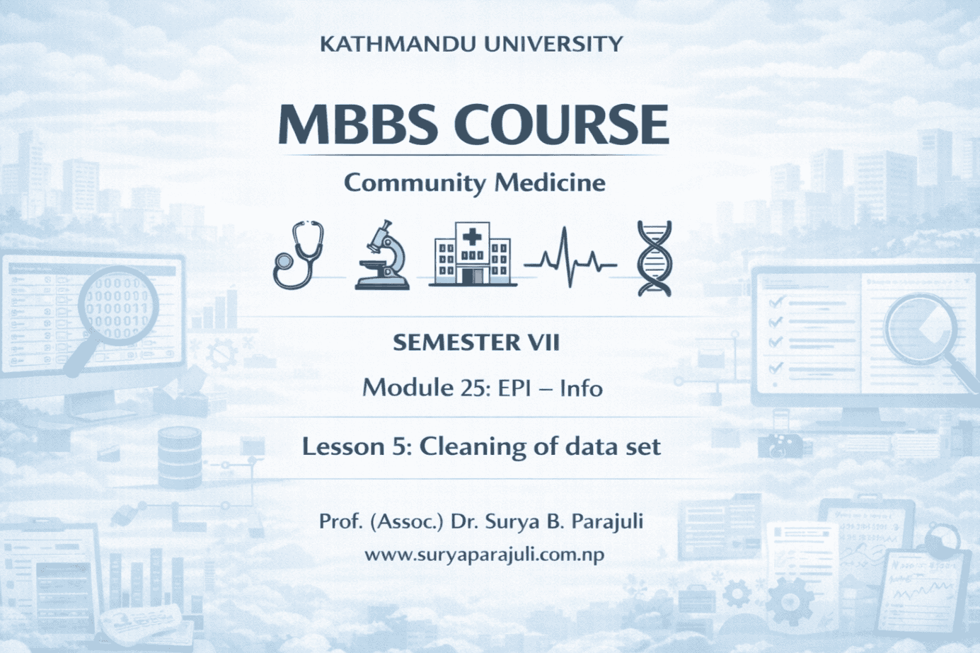 Cleaning of data set